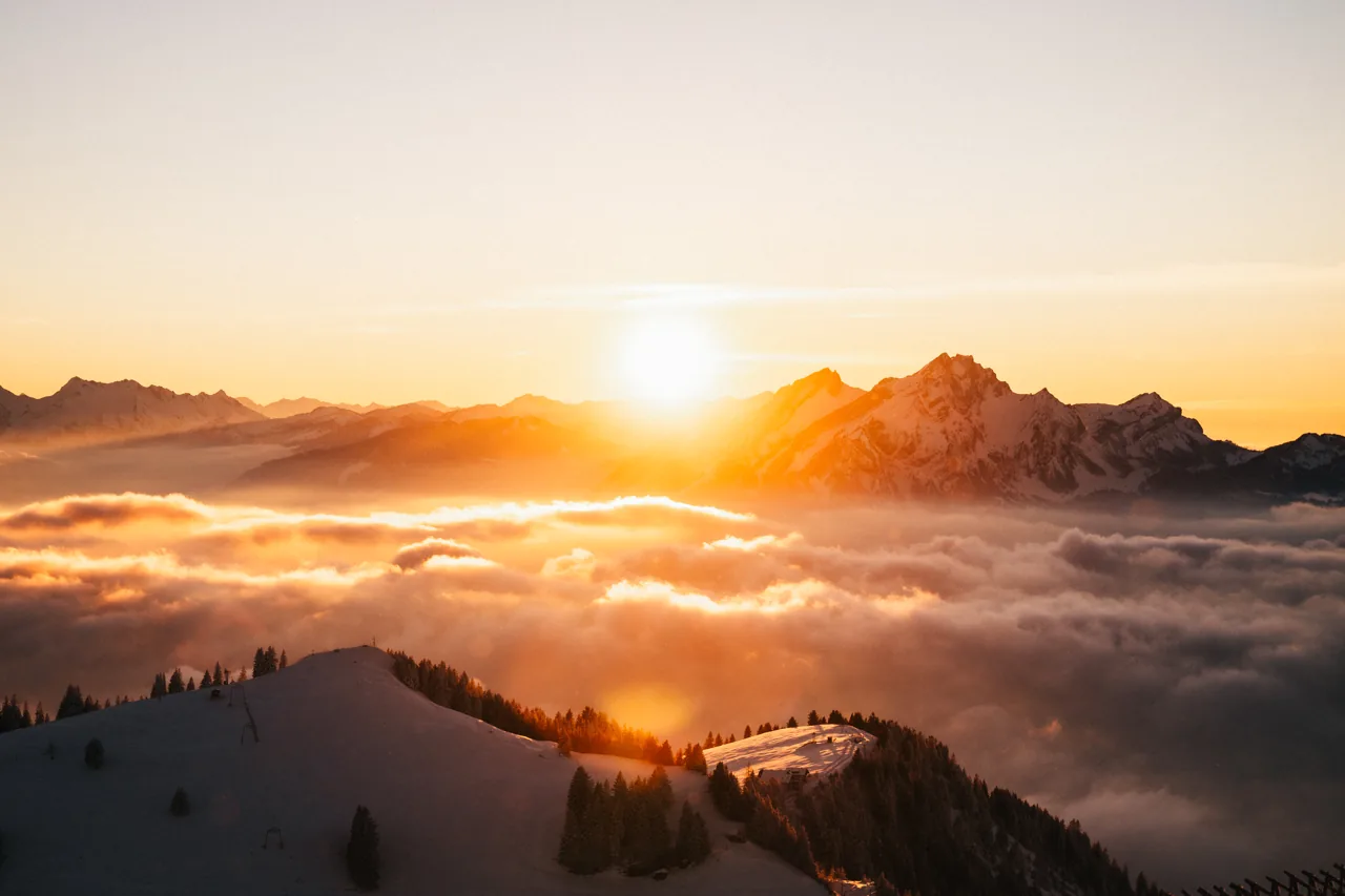 Nebelmeer, Landschaftsfotografie Schweiz von Thomas Leuthard